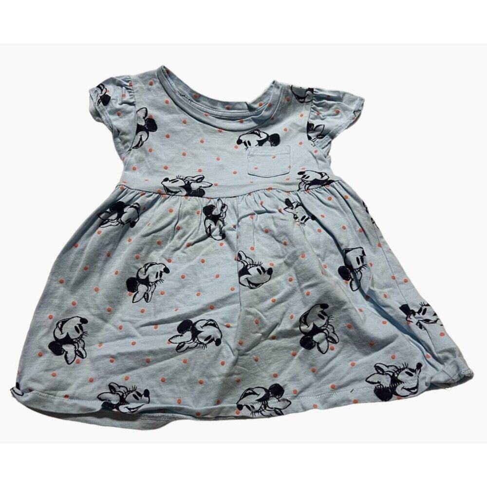 Baby GAP Disney Flutter Sleeve Dress Minnie Mouse Toddler Girls Size 2T Very gen